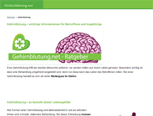 Tablet Screenshot of gehirnblutung.net